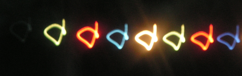 Feuerpunkte, Lichtperlen...